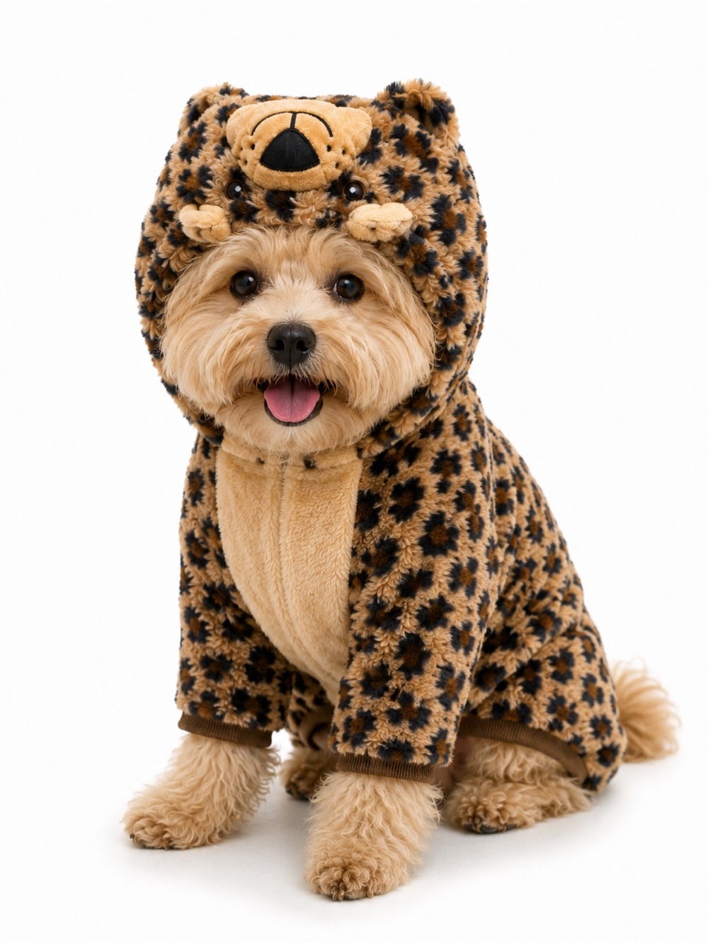 🦋Kensington Kennel Club Leopard Dog Costume Plush Size Large